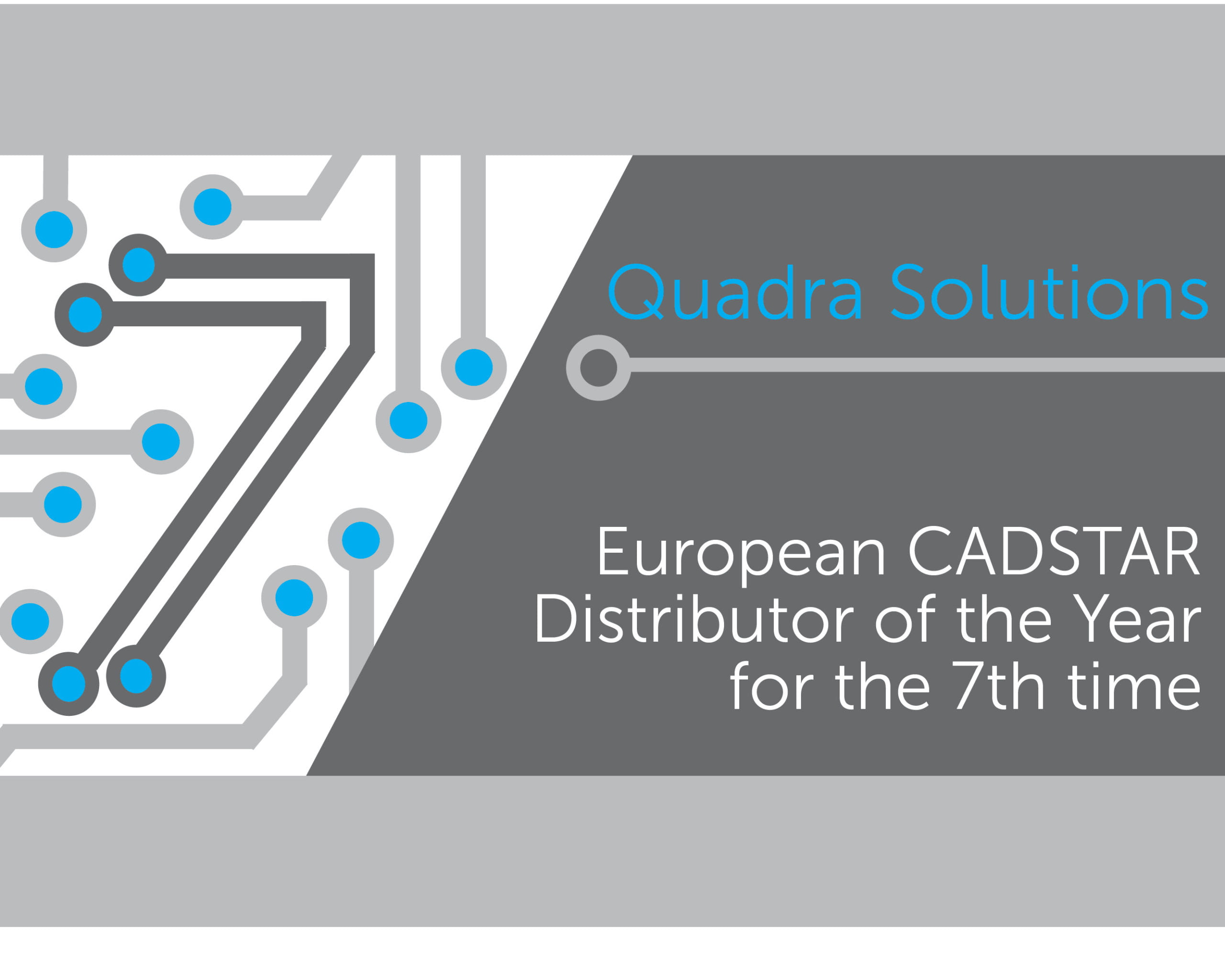 Quadra announced as European CADSTAR   Distributor of the Year  for the 7th time