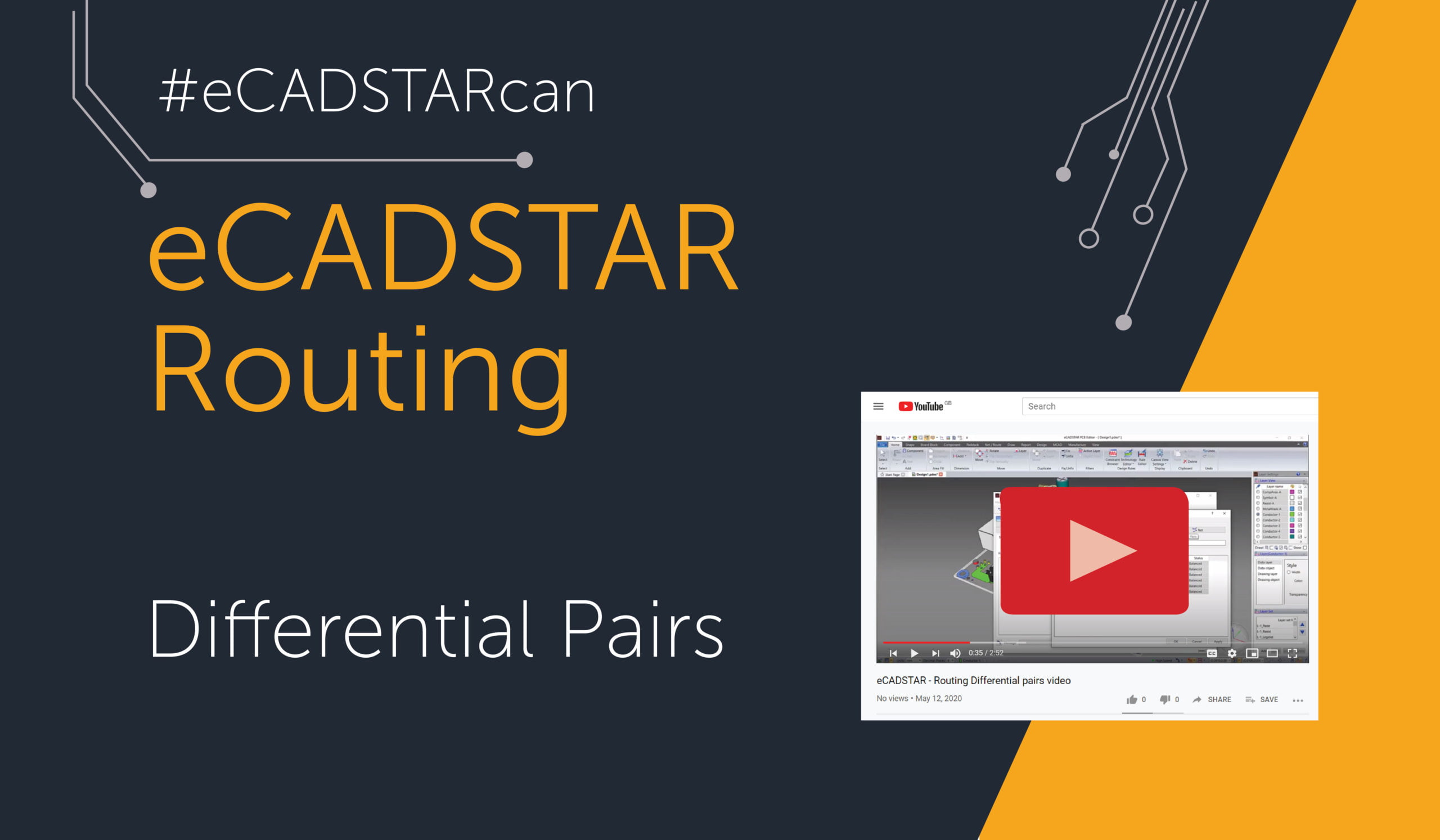 Routing Differential Pairs in eCADSTAR