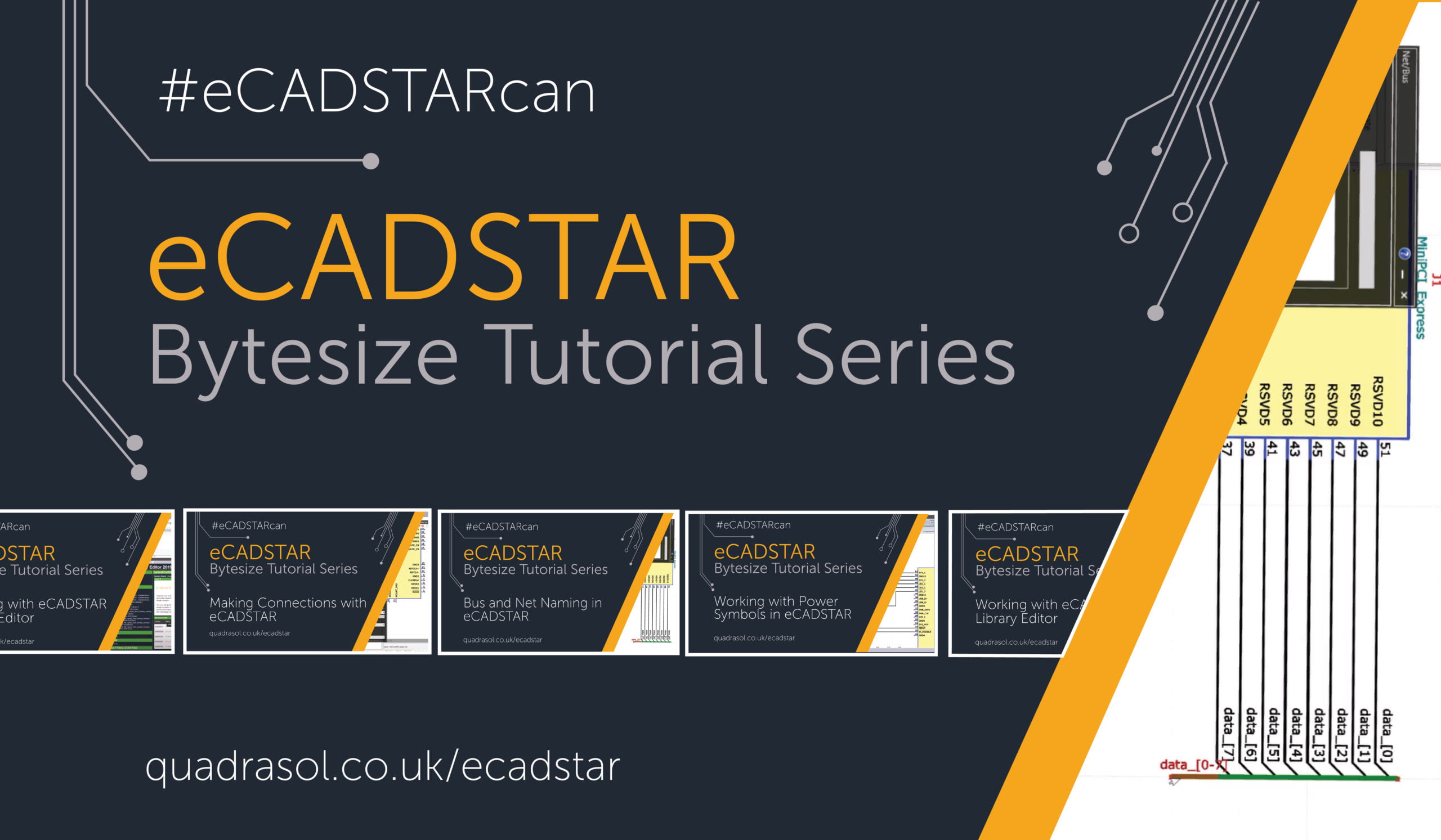 New eCADSTAR Bytesize PCB Design Tutorials