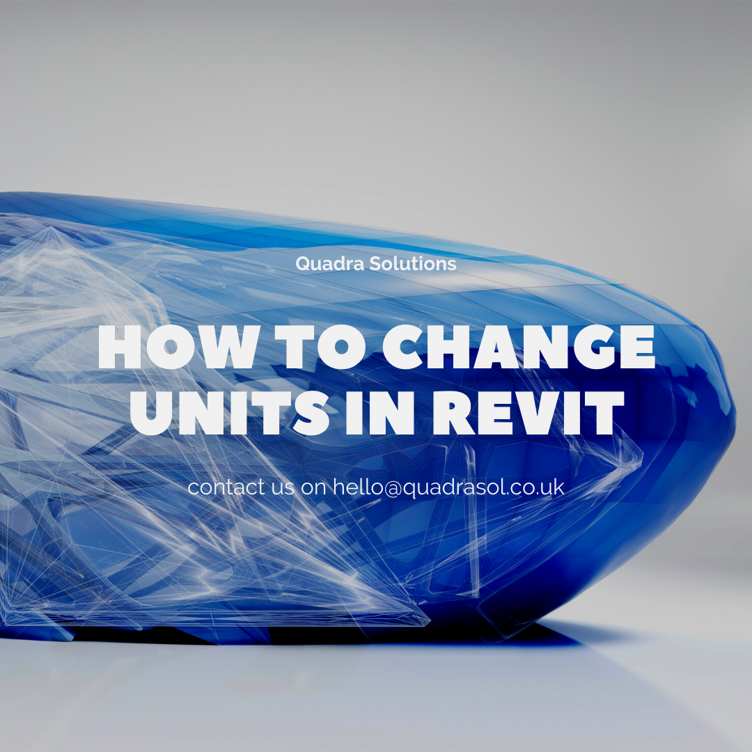 How to change units in Revit